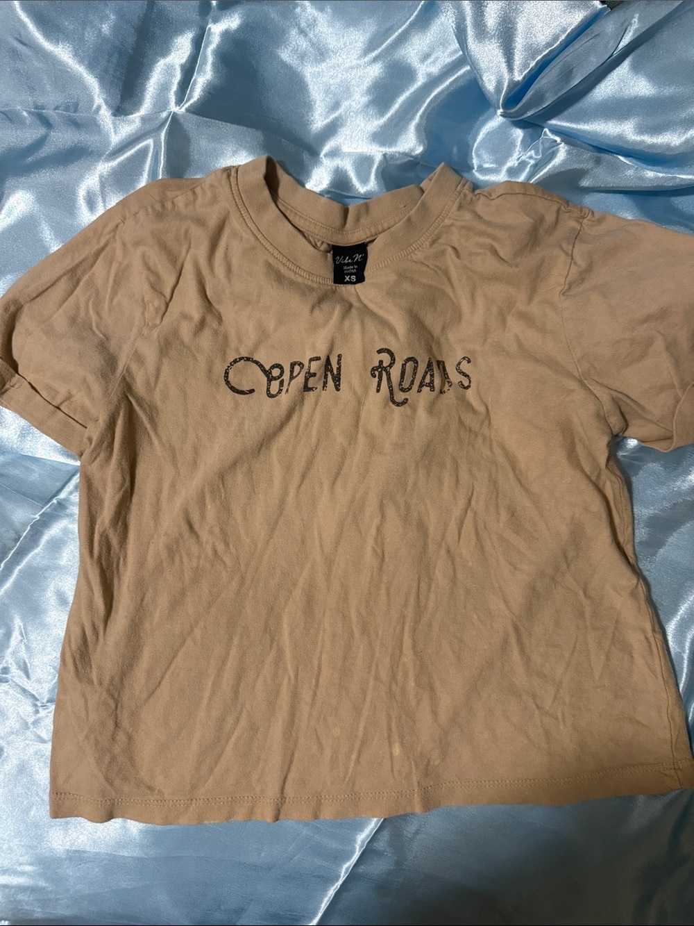 Open Roads Graphic Tee - Tan